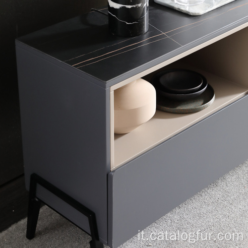 Credenza nordica in legno per buffet credenza di lusso